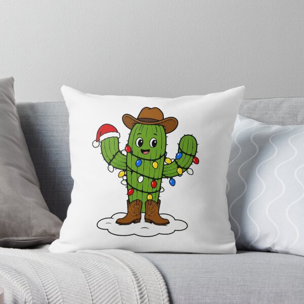 Item preview, Cowboy Christmas Cactus Desert Western Saguaro Boots designed and sold by chattsuede.
