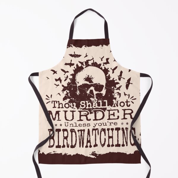 Item preview, urder of Crows | Thou Shall Not Murder | Funny Christian Birdwatching | pastel orange White Grunge designed and sold by ZechJohnRB.