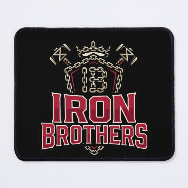 Item preview, Iron Brothers Professional Wrestling Tag Team Emblem designed and sold by The Ring Foundry.