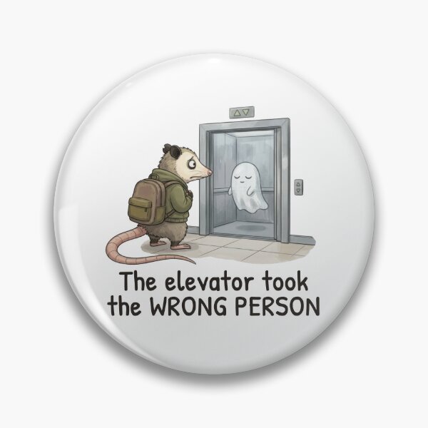 Item preview, The Elevator Took the Wrong Person designed and sold by ChernotytskaArt.