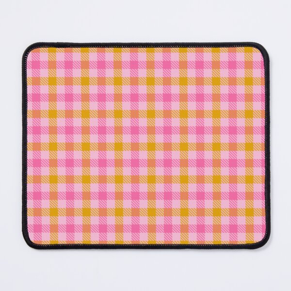 Item preview, Yellow And Pink On Pink Gingham Check designed and sold by PatternTitan.