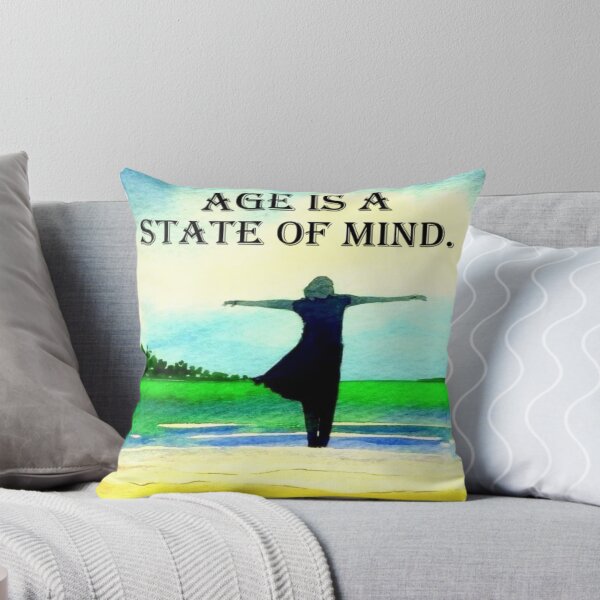 Item preview, Age is a State of mind, coastal original watercolor. designed and sold by aswoa.