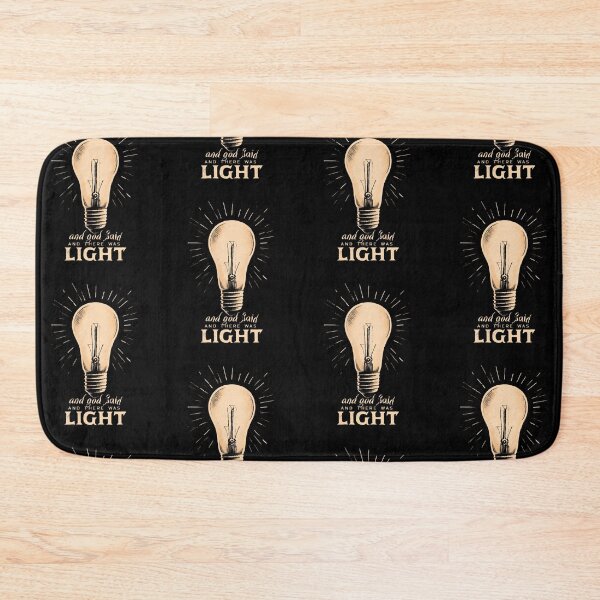 Item preview, And God Said Let There Be Light – Vintage Christian Bible Quote designed and sold by DyzioSupply.
