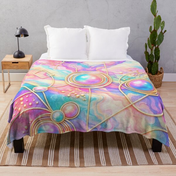 Item preview, Celestial Resonance - Gold Sunset Surreal Abstract Art | Vibrant Geometric Wall Decor designed and sold by KingsArtworx 2.