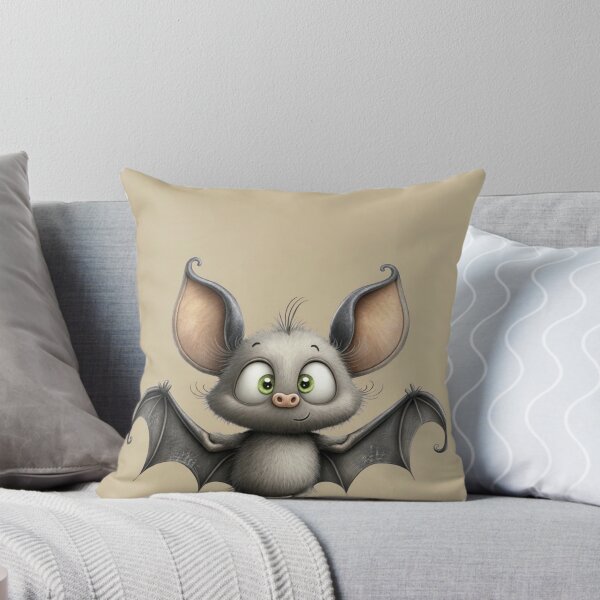 Item preview, Funny Goofy Bat Happy Halloween Vintage Cartoon designed and sold by NNCollection.