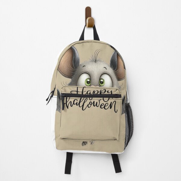 Item preview, Funny Goofy Bat Happy Halloween Vintage Cartoon designed and sold by NNCollection.