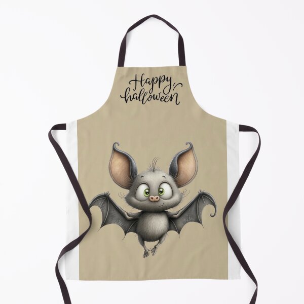 Item preview, Funny Goofy Bat Happy Halloween Vintage Cartoon designed and sold by NNCollection.