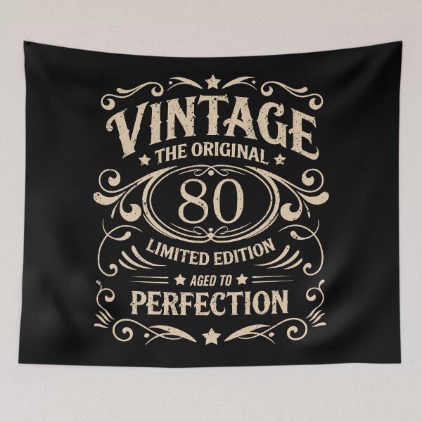 Item preview, Aged To Perfection - Vintage 80 years old - 80th Birthday Party Gift designed and sold by Alexaltay.