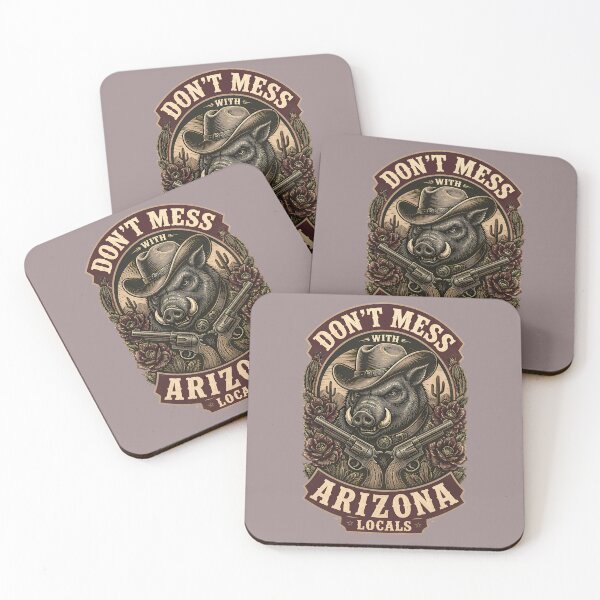 Item preview, Don't Mess With Arizona Locals – Javelina Cowboy designed and sold by Art-Arcade6.