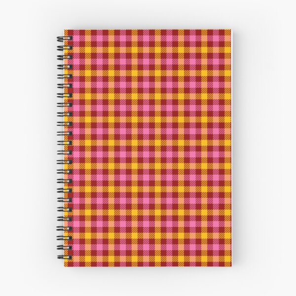 Item preview, Yellow And Pink On Red Gingham Check   designed and sold by PatternTitan.