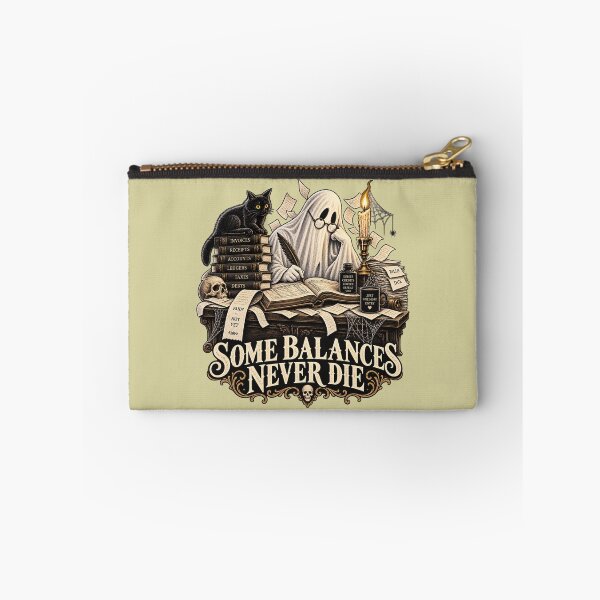 Item preview, Bookkeeper Ghost Gothic Halloween Humor designed and sold by Meandmyshop.