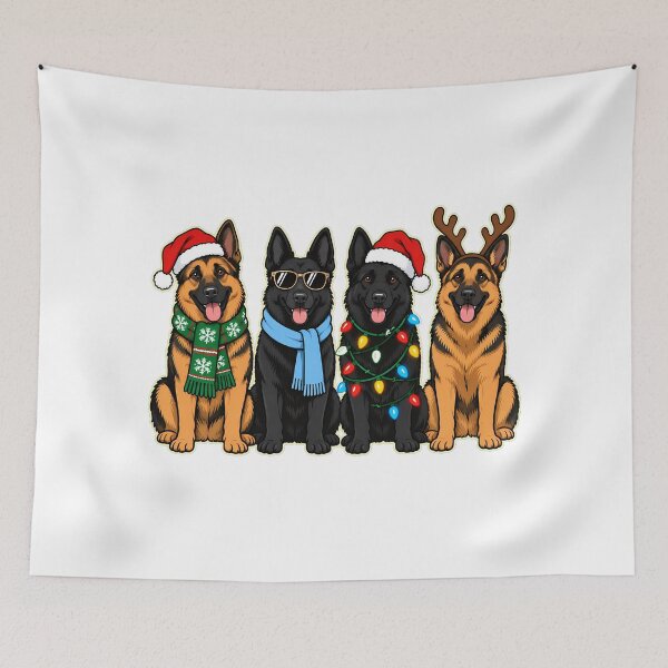 Item preview, German Shepherd Cartoon Family Dog Owners designed and sold by chattsuede.