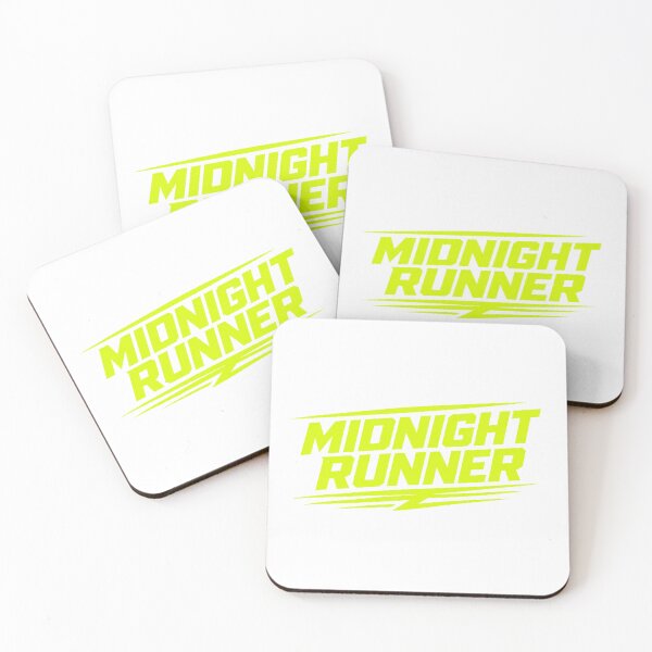 Item preview, Midnight Runner Typography Vector Design - Neon Yellow Speed Text Style    designed and sold by Nubian Style.
