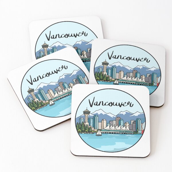 Item preview, Vancouver skyline  designed and sold by pizzafairy.