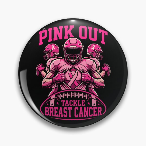 Item preview, breastcancer Pink Out Football Awareness Tee for Fans designed and sold by liamsi-kouz.