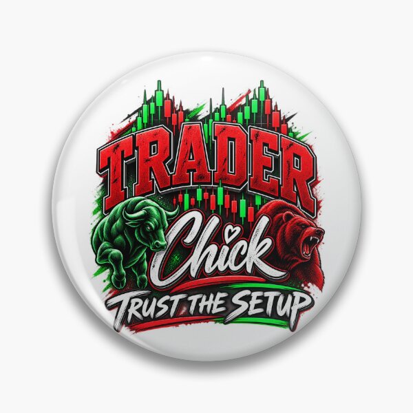 Item preview, Trader Chick-Trust The Setup- White Background  designed and sold by Trendi61.