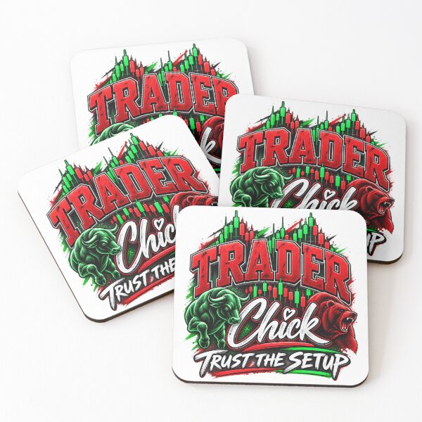 Item preview, Trader Chick-Trust The Setup- White Background  designed and sold by Trendi61.