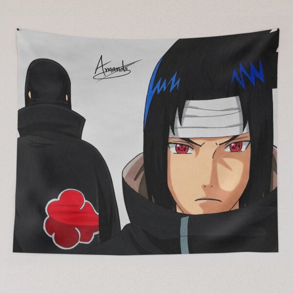 Aperçu de l'œuvre Sasuke et Itachi dans leur combat (FAN ART) créée et vendue par Amanda-Drawing.