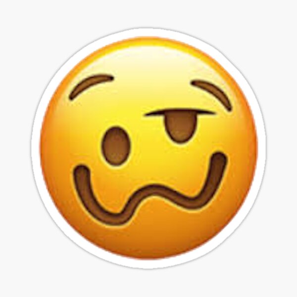 squiggly Emoji Sticker For Sale By Distul Redbubble squiggly Emoji Sticker For Sale By Distul Redbubble