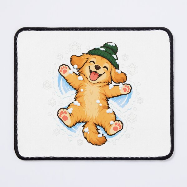Item preview, Snow Puppy Green Hat Dog Lover designed and sold by chattsuede.