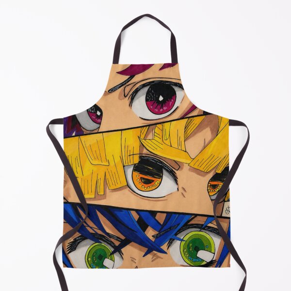 Item preview, Tanjiro Zenitsu and Inosuke Portrait (FAN ART) designed and sold by Amanda-Drawing.