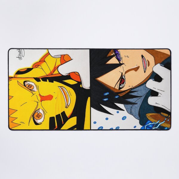 Item preview, Naruto and Sasuke vs Momoshiki (FAN ART) designed and sold by Amanda-Drawing.