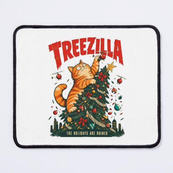 Item preview, Treezilla Cat Destroying Tree Christmas designed and sold by chattsuede.