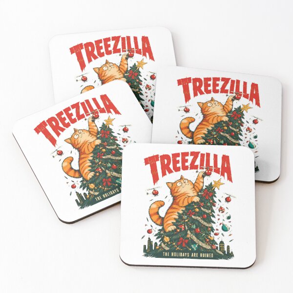 Item preview, Treezilla Cat Destroying Tree Christmas designed and sold by chattsuede.
