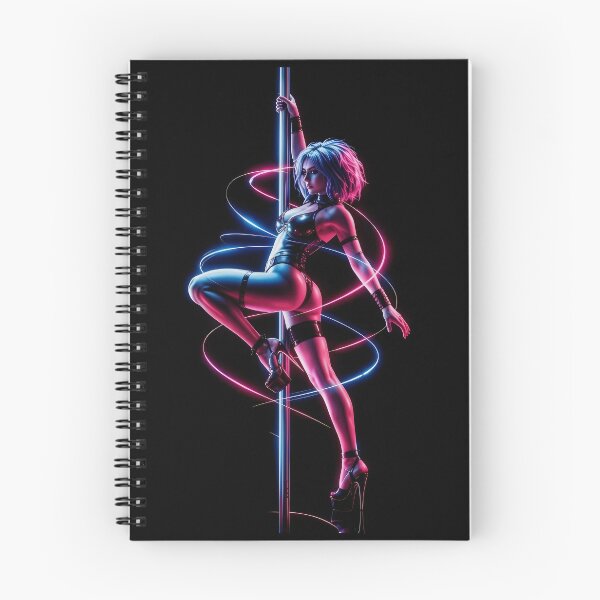 Item preview, Cyberpunk by Kek-Ina - Blue and pink neon pole dancer designed and sold by Kek-Ina.