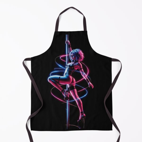 Item preview, Cyberpunk by Kek-Ina - Blue and pink neon pole dancer designed and sold by Kek-Ina.