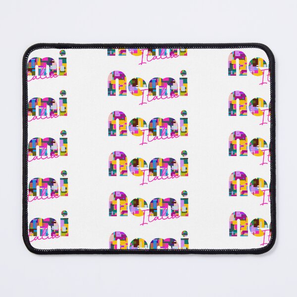 Item preview, Nemi, Roma, Italy, Italia, colorful typography design for travellers designed and sold by Wanderful-roads.
