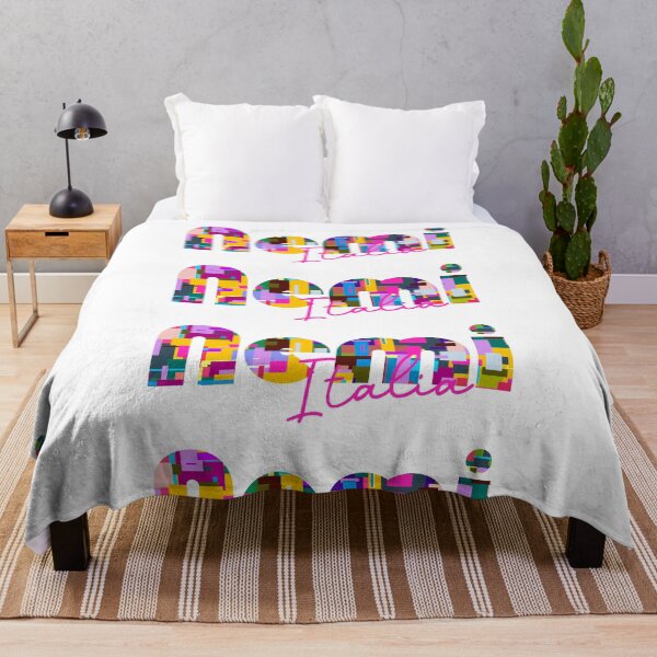 Item preview, Nemi, Roma, Italy, Italia, colorful typography design for travellers designed and sold by Wanderful-roads.