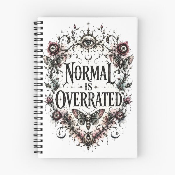 Item preview, Normal Is Overrated – Whimsical Alternative Illustration designed and sold by Shadow Sprite Art.