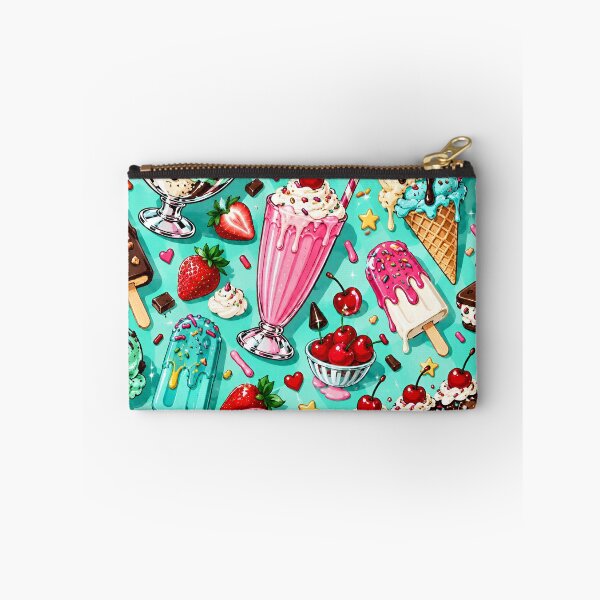 Item preview, Colorful Ice Cream Sundae Summer Dessert Pattern designed and sold by IRON SIREN.