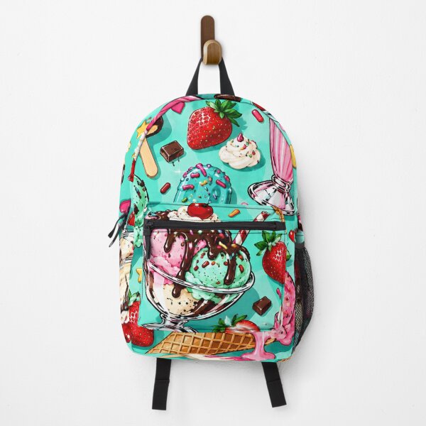 Item preview, Colorful Ice Cream Sundae Summer Dessert Pattern designed and sold by IRON SIREN.