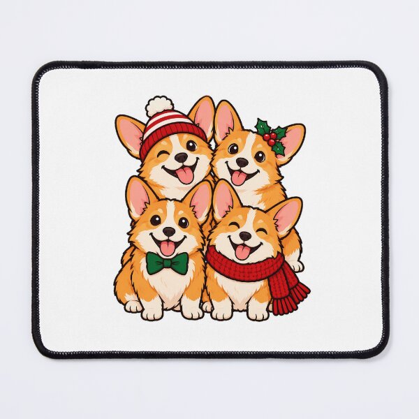 Item preview, Corgi Christmas Cartoon Group Dog Lover designed and sold by chattsuede.