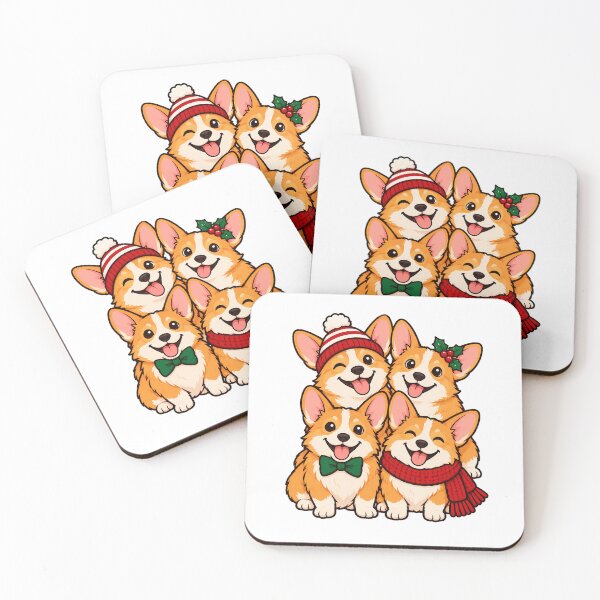 Item preview, Corgi Christmas Cartoon Group Dog Lover designed and sold by chattsuede.
