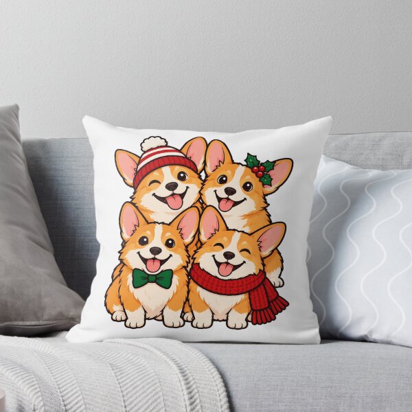 Item preview, Corgi Christmas Cartoon Group Dog Lover designed and sold by chattsuede.