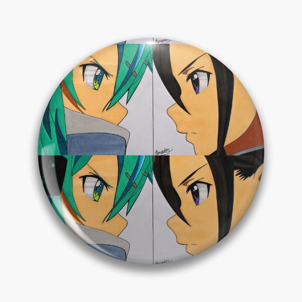 Item preview, Kirito and Sinon (FAN ART) designed and sold by Amanda-Drawing.