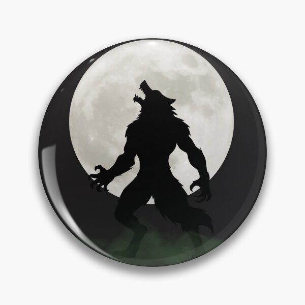 Item preview, Werewolf howling at the moon - Halloween  designed and sold by Shel13X.