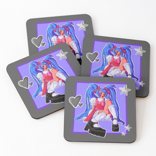 Item preview, Blue Haired Princess In Pink Dress designed and sold by saralovesart.