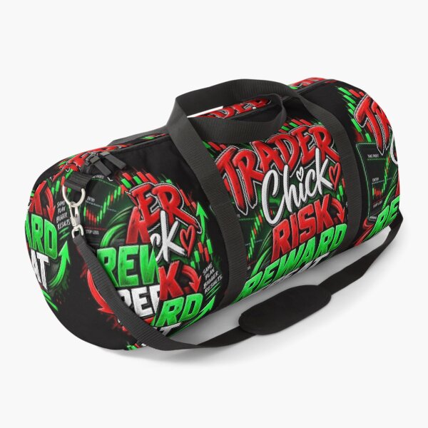 Item preview, Trader Chick Risk Reward Repeat--Black Background  designed and sold by Trendi61.
