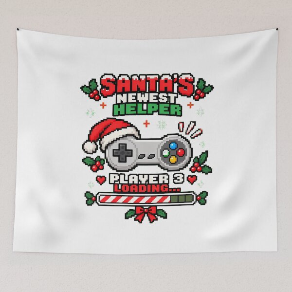 Item preview, Gamer Christmas Controller Pixel Art New Parent designed and sold by chattsuede.