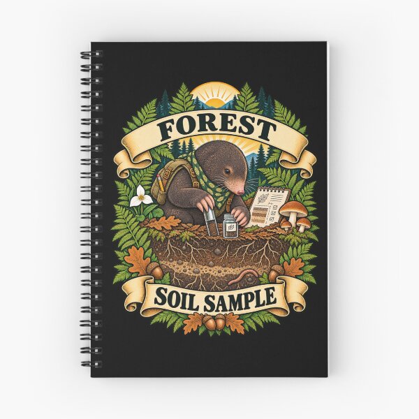 Item preview, Forest Soil Sample - Mole Ecologist designed and sold by Good Mood Foundry.