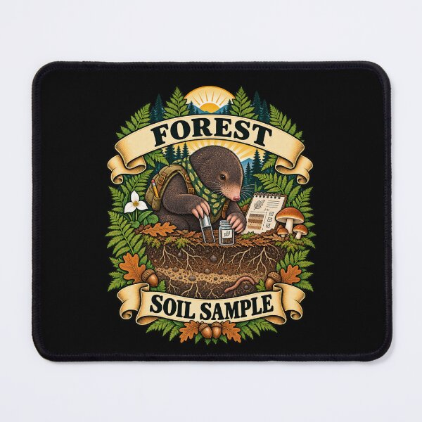 Item preview, Forest Soil Sample - Mole Ecologist designed and sold by Good Mood Foundry.