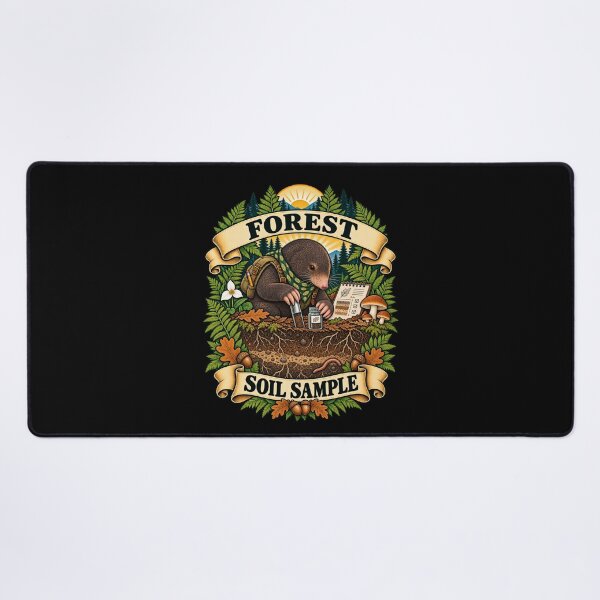 Item preview, Forest Soil Sample - Mole Ecologist designed and sold by Good Mood Foundry.