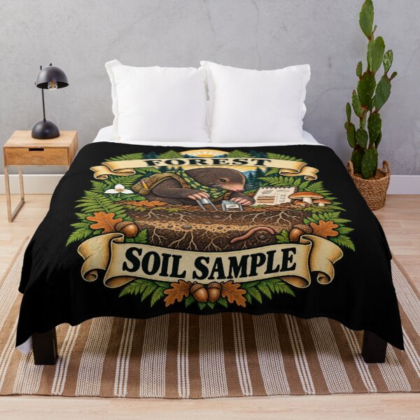 Item preview, Forest Soil Sample - Mole Ecologist designed and sold by Good Mood Foundry.