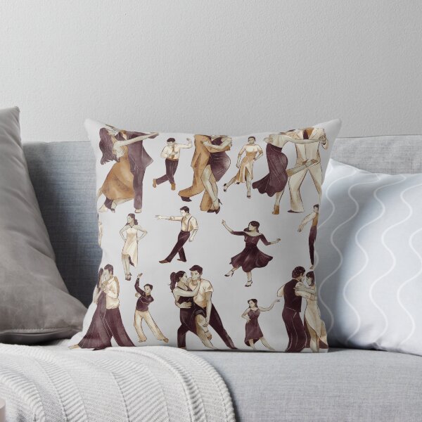Item preview, Vintage Argentine Tango Dancers Illustration Pattern designed and sold by BuggysSunday.