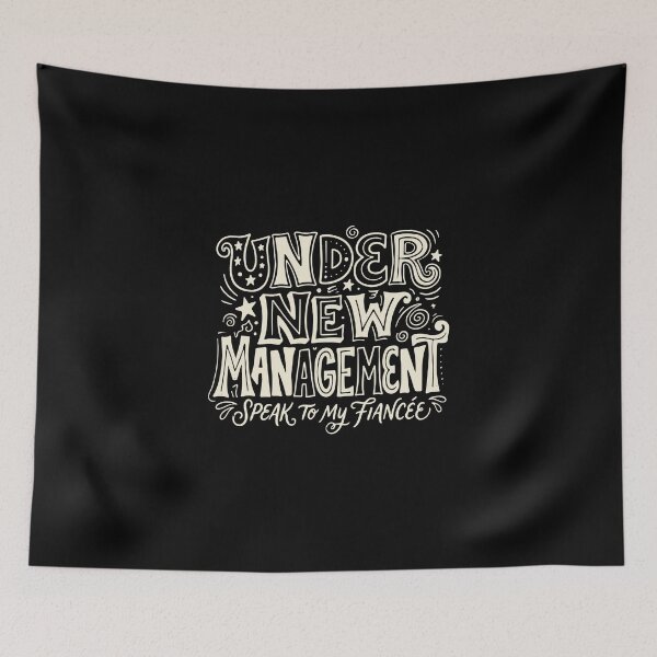 Item preview, Under New Management Speak To My Fiancée Funny Engagement Gift designed and sold by PopStars1993.