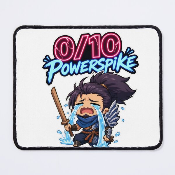 Item preview, Funny Yasuo 0/10 Powerspike Meme - Gaming T-Shirt designed and sold by GGDesigns1.